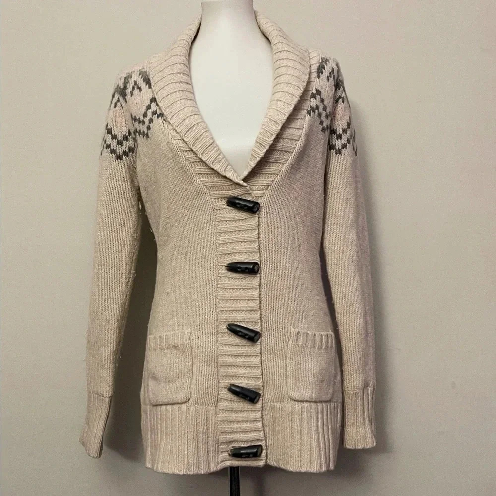 Anthropologie Pot face cardigan coastal grandma eclectic grandpa